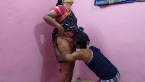Desi Aunt Wet Panties Porn - Aunty was getting ready to put on her panty and I stopped her from putting  on panty and had sex with her.