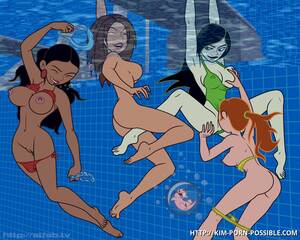 Kim Possible Naked Lesbians - Underwater lesbian fun Kim Possible and her sexy friends! | Kim Possible  porn