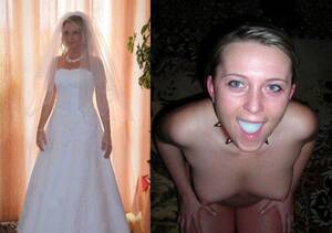 Bride Porn Before And After - Bride Dressed Undressed Before After - Xxx Pics