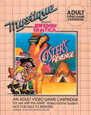 90s Video Game Porn - Before it came 1982's Custer's Revenge ...