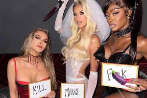 Halloween Celebrity Porn - See Chrishell Stause, Emma Hernan and Chelsea Lazkani's Halloween Costumes