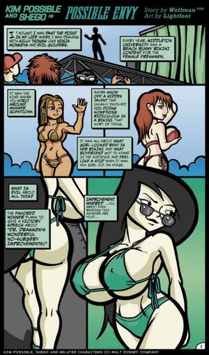 Hentai Porn Kim Possible And Her Mom - Possible Envy [by Lightfoot]: Kim and Shego in a bra-stuffers-size war! â€“ Kim  Possible Hentai