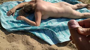 beach boobs cock - Big Dick Guy Jerks Cock Near Sunbathing Nude Beach Big Boobs Milf and He  Massive Cumshot Near Her Body - XVIDEOS.COM