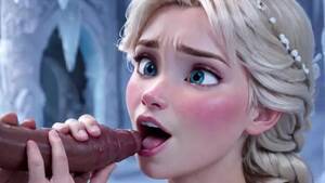 Frozeno - Elsa Loves Being Nude and Sucking Cock - Frozen Porn Parody - NanoVids