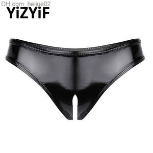 fuck latex pussy pant - Sexy Black Patent Leather Latex Briefs With Open Crotch And Open Pussy Mini  Latex Lingerie For Women Z230711 From Heijue02, $4.69 | DHgate.Com