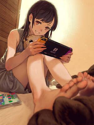 Gamer Anime Feet Porn - Anime Gamer Girl Feet by AnMysteriousEntity on DeviantArt