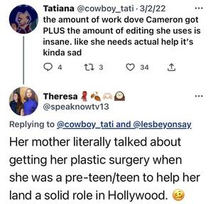 Dove Cameron Porn Captions - Dove Cameron's mother apparently admitted that Dove has had cosmetic  surgery ðŸ‘€ in 2023 | Dove cameron, Cameron, Cosmetic surgery