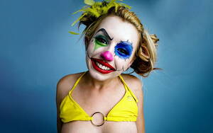 Lexi Belle Clown Porn - HD wallpaper: Lexi Belle, clowns, colorful, pornstar, make-up, portrait,  one person | Wallpaper Flare