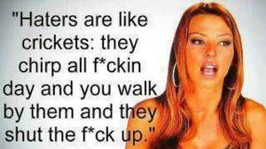 i love this bitch - she is so eloquent. i love this bitch<-- haters are like crickets! I love  Drita!