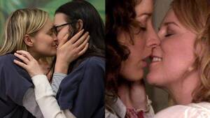 Lesbian Tv Actresses - 50 Greatest Lesbian and Bisexual Girl TV Kisses of All Time - Ranked