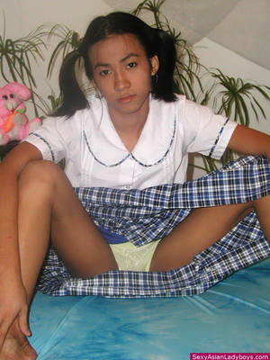 asian ts xxx uniform - Thai ladyboy uniform xxx - Petite ladyboy stripping from her school uniform  and spreading jpg 960x1280