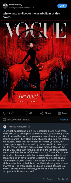 Beyonce Fucked - Top minds are threatened by Beyonce on the cover of Vogue: \