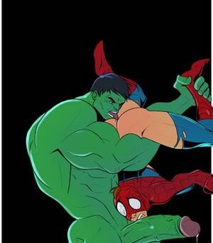 Gay Hulk Porn - Spidey VS Hulk PornComix - HD Porn Comix