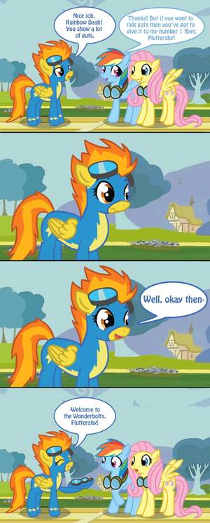 Fluttershy And Rainbow Dash Pet Porn - Poor Rainbow Dash how could you do this Spitfire? Oh my gosh look at  Fluttershy