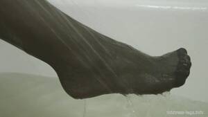 black stockings bathroom - Black Stockings in the Bathroom and under the Shower - Pornhub.com