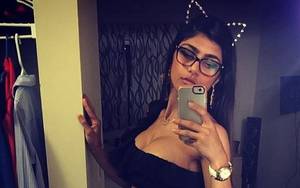 Lebanon Actress Porn - Porn star Mia Khalifa strikes a sultry pose in a selfie posted to her  Facebook page