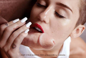 Miley Cyrus Sucking Blowjob - miley cyrus, bitch, dick sucking, fake, dick adorer, lovers dick,