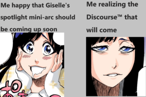 Bleach Zanpakuto Lesbian Porn - How Giselle Gang be right now. : bleach