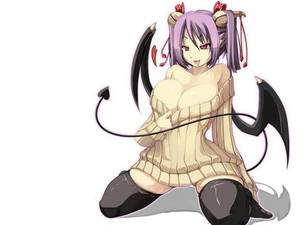 Anime Succubus Big Tits Porn - Girls in Sweater. Hottest Anime ...