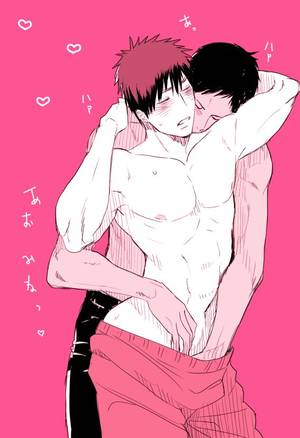 Lil Boy Anime Gay Sex - Aomine x Kagami