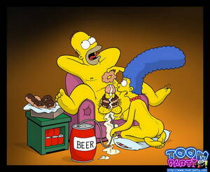 naked drunk toons - Drunk toon sluts â€“ Food sex fantasy of Homer Simpson | Cartoon Sex Blog