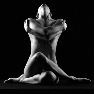 black and white girl naked - Young Woman Nude Art Photography Naked On Black And White Picture Canvas  Wall Art in Colour by Alessandro Della Torre ID #870172