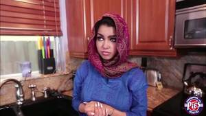 Muslim Teen - Brunette Muslim teen Ada fills her pussy with warm jizz from a jew