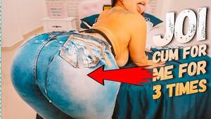 big butt jerk off - Sexy big butt latina in jeans pants JOI, jerk off instructions, cum  challenge, she dares you!!! Porn Video - Rexxx