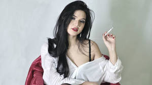 blonde shemales smoking - ShowForPleasureX