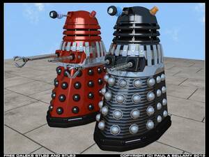 3d Dalek Porn - Free Daleks STLB2 and STLB3 by SamTherapy