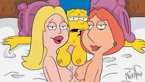 Bart Fucking Lois - Lois Griffin and Marge simpson porn comic - Simpsons Porn