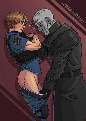 Gay Resident Evil Porn - A Welcome Surprise | Leon S. Kennedy X Mr. X [Resident Evil 2] - Gay Porn  Comic