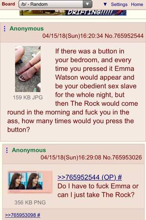 Emma Watson Porn Hd Handjobs - Anon doesn't want to fuck Emma Watson : r/4chan