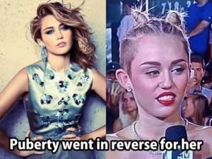 Miley Cyrus Hot Blonde Pussy - Miley Cyrus and Puberty : r/funny