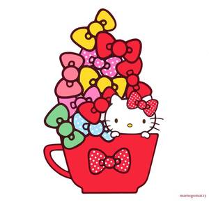 Hello Kitty Chan Porn - Cup of Bows and Kitty