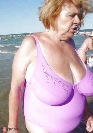 fat bikini granny - Scorching swimsuit granny plumper - ZB Porn