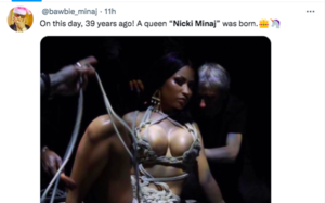 Nicki Minaj Porn Captions - Nicki Minaj Poses Topless & Nude As She Celebrates Her 39th Birthday -  theJasmineBRAND