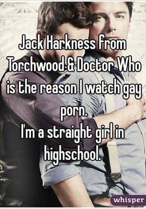 Doctor Caption Porn - Jack Harkness from Torchwood & Doctor Who is the reason I watch gay porn.