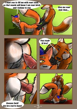 Fox Furries Porn Comic - anal balls brother canine comic cum fox furry gay hufnaar incest male  no_humans penetration penis sibling
