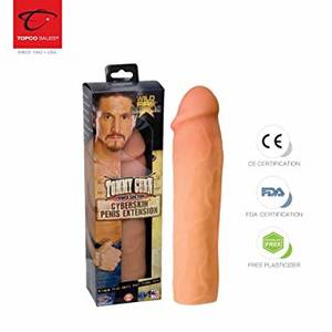 huge penis extension - Topco Sales Tommy Gunn Be Him Cyberskin Penis Extension