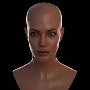 Angelina Jolie Porn 3d - 3d angelina jolie 3D Model in Woman 3DExport