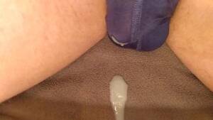 cocks with cum on them - Flaccid Cock Drips Loads of Cum Through Underwear - Free Porn Videos -  YouPornGay