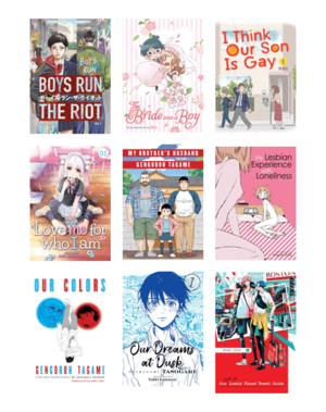 cartoon forced fuck porn - LGBTQ+ Manga and Anime | The Indianapolis Public Library | BiblioCommons