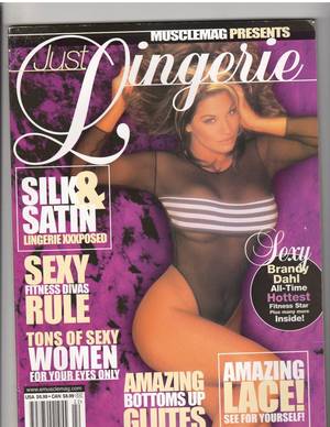 Blonde Milf Laura Mann Porn - Musclemag Bodybuilding Just Lingerie Silk Satin Brandy Dahl Summer 2002 |  eBay