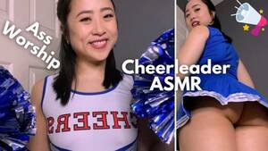 cheerleader upskirt cum - CAUGHT! Peaking Upskirt Cute Asian Cheerleader -ASMR - Pornhub.com