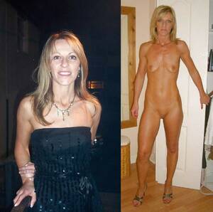 mature small tits dressed undressed - Before and after the dinner party Porn Pic - EPORNER