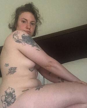 Lena Dunham Naked Porn - Lena Dunham Posts Naked Selfie on 9-Month Hysterectomy Anniversary