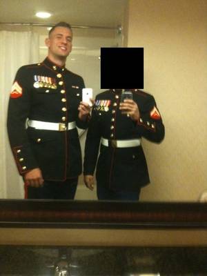 Marine In Uniform Gay Porn - Naked US Marine 1