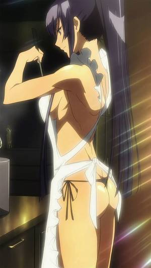 Hotd Saeko Masterbation Porn - apron ass breasts highschool of the dead saeko busujima thong