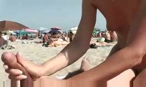 Beach Suck - Perverted girlfriend sucking a cock at the beach - public, nudism porn at  ThisVid tube